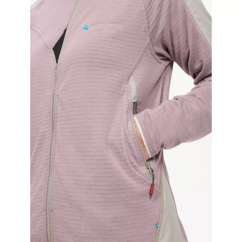Klättermusen Embla Hood Jacket W's Ridge Grey-Purple Dove - Bilde 8