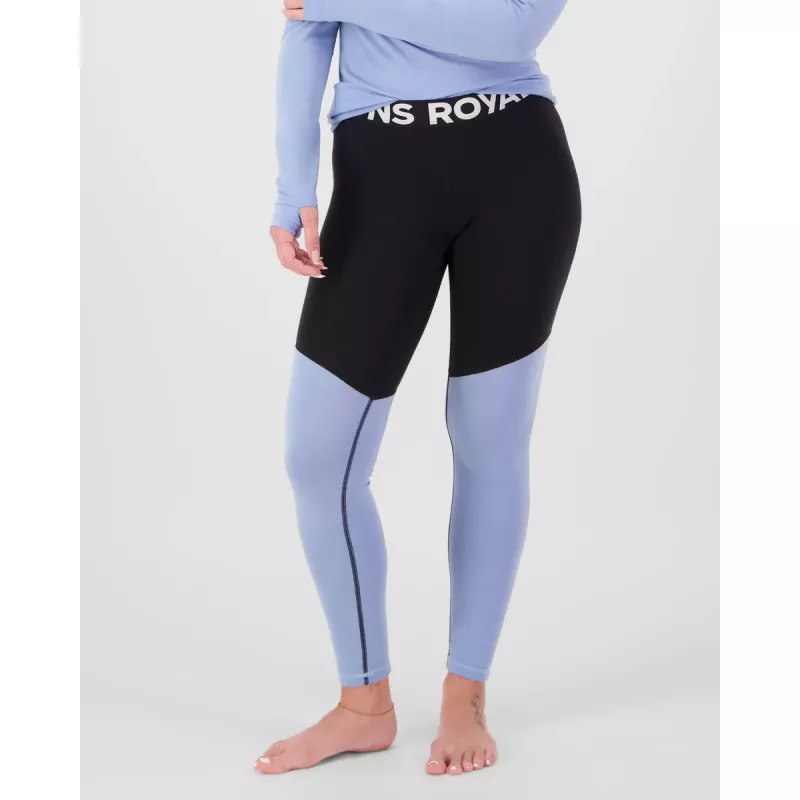Mons Royale Cascade Merino Base Layer Legging Womens Moonstone/Black