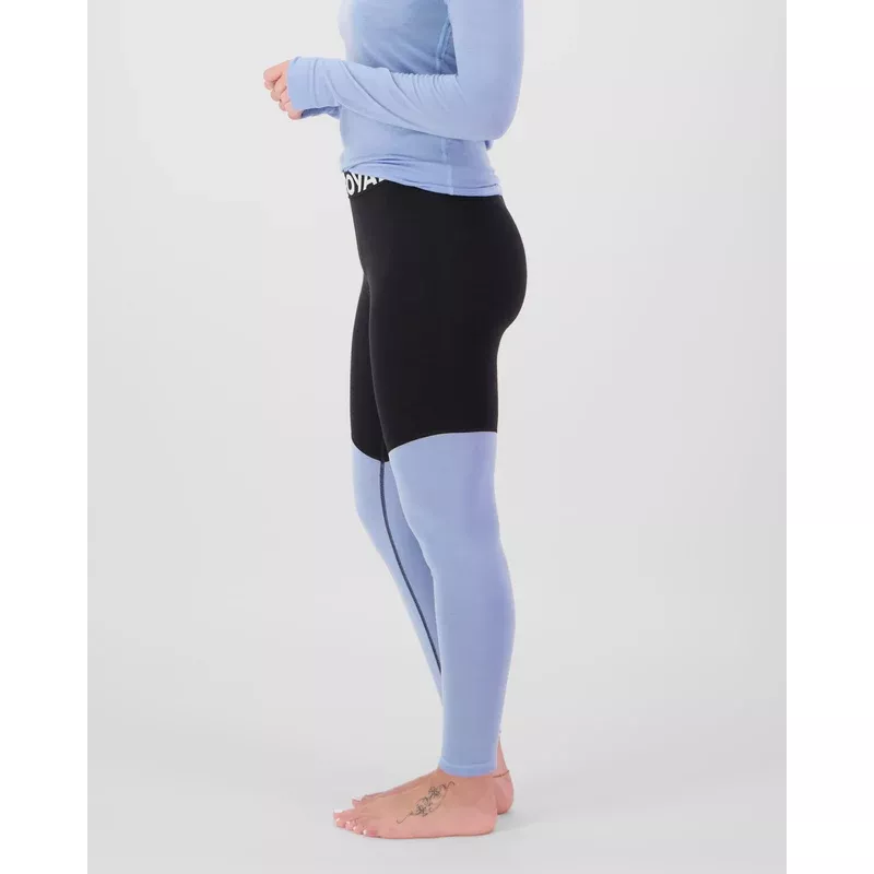 Mons Royale Cascade Merino Base Layer Legging Womens Moonstone/Black - Bilde 4