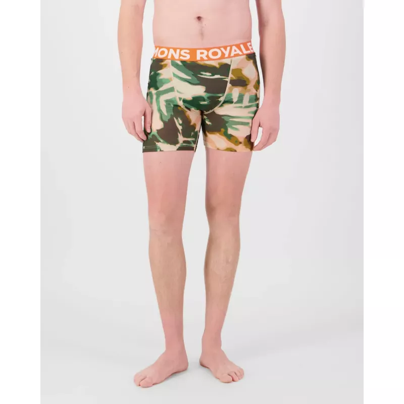 Mons Royale Hold 'em Merino Boxer Mens Brush Camo