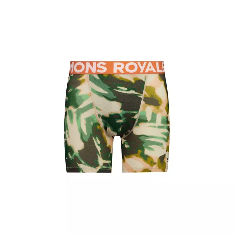 Mons Royale Hold 'em Merino Boxer Mens Brush Camo - Bilde 2