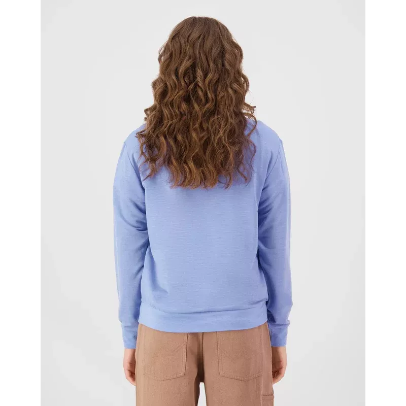 Mons Royale Horizon Merino Crew Womens Moonstone - Bilde 4