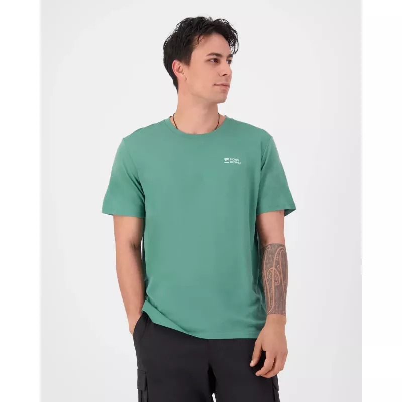 Mons Royale Icon Merino T-Shirt Mens Deep Jade