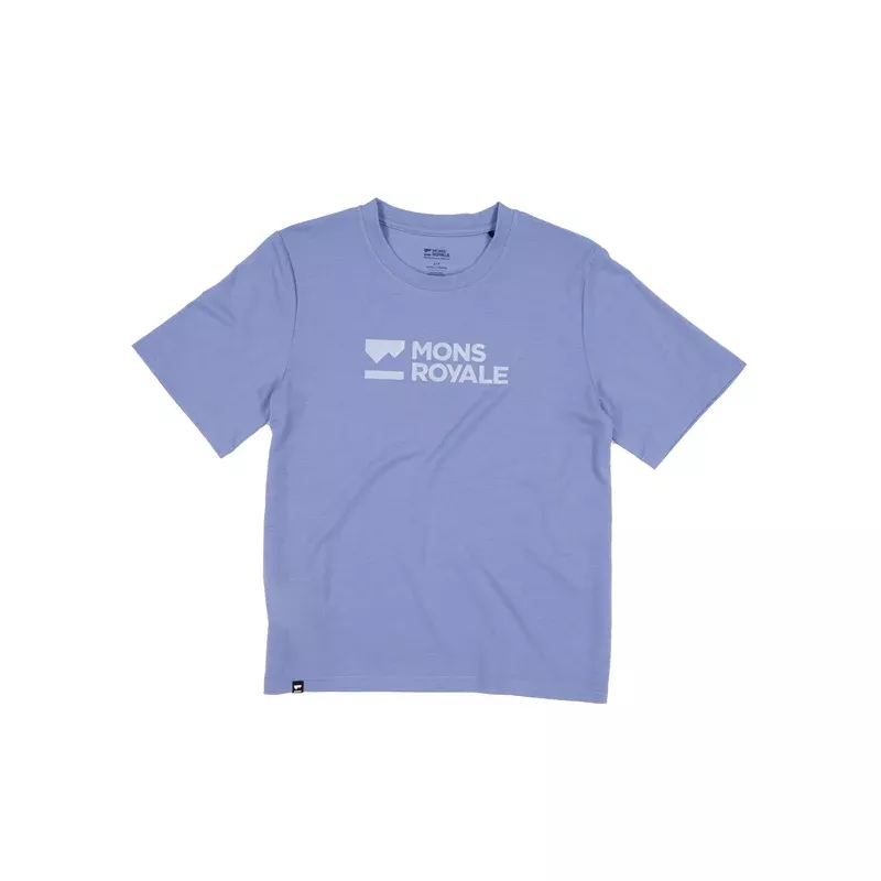 Mons Royale Icon Merino T-Shirt Womens Moonstone - Bilde 2