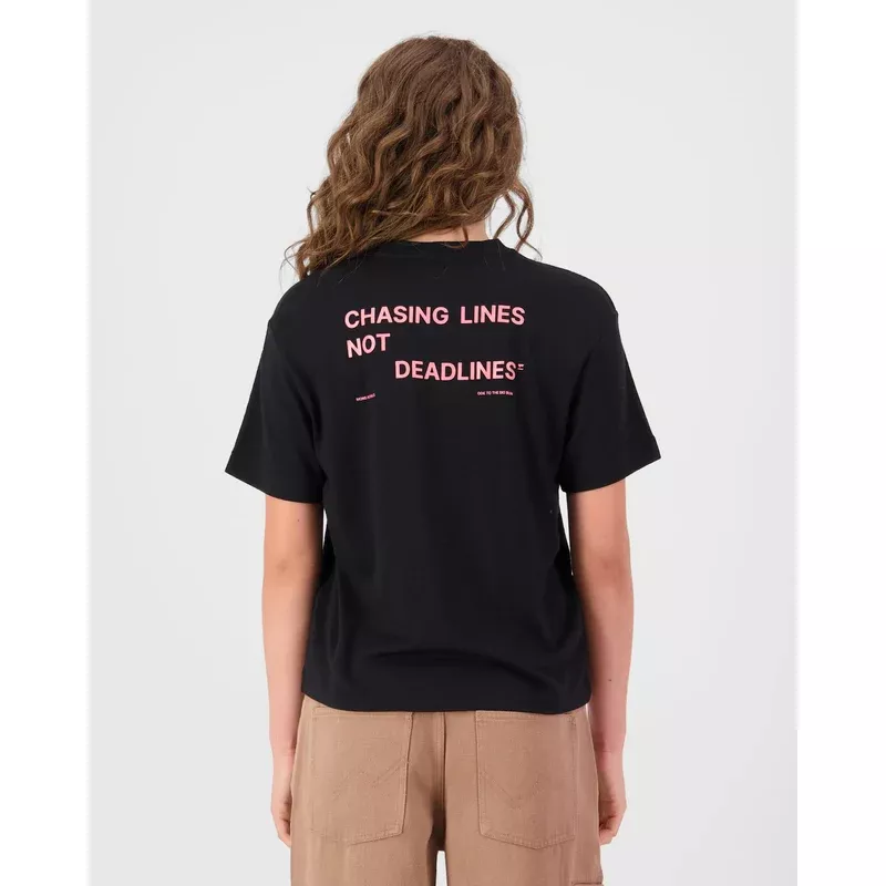 Mons Royale MP Heavyweight Merino T-Shirt Womens Black - Bilde 6