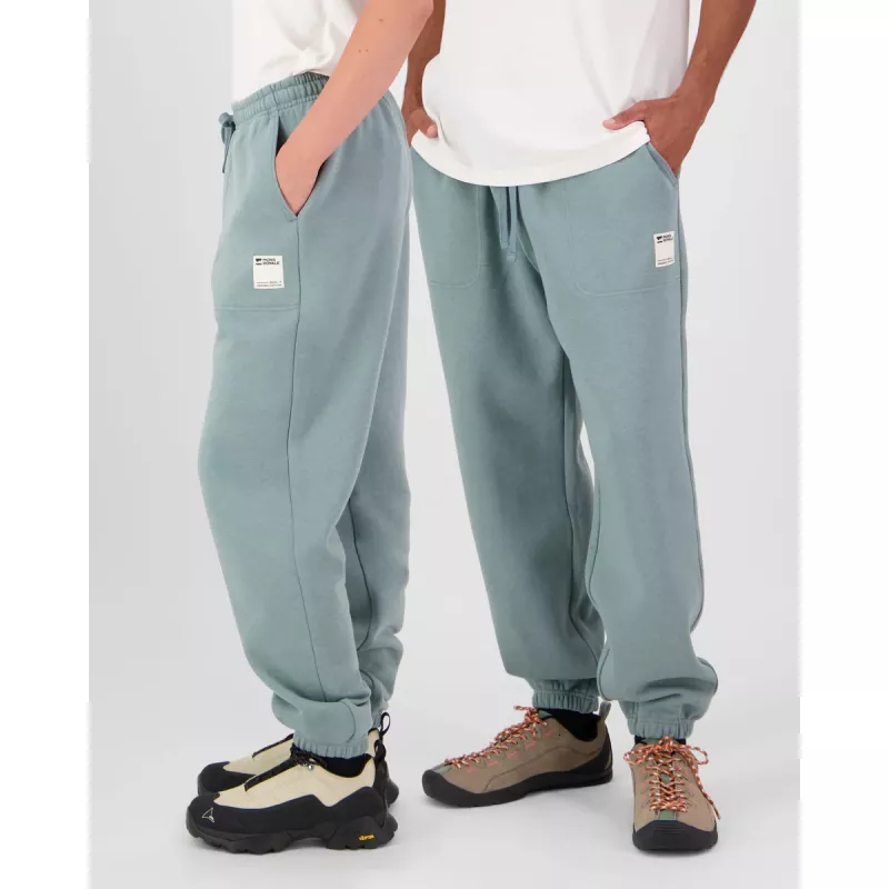 Mons Royale Verdant Merino Organic Cotton Sweatpants Unisex Storm Blue