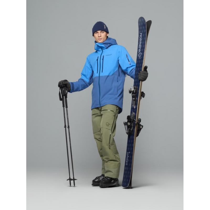 Norrøna lofoten Gore-Tex thermo80 Jacket M's Brilliant Blue/Dark Blue