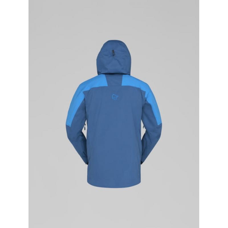 Norrøna lofoten Gore-Tex thermo80 Jacket M's Brilliant Blue/Dark Blue - Bilde 2