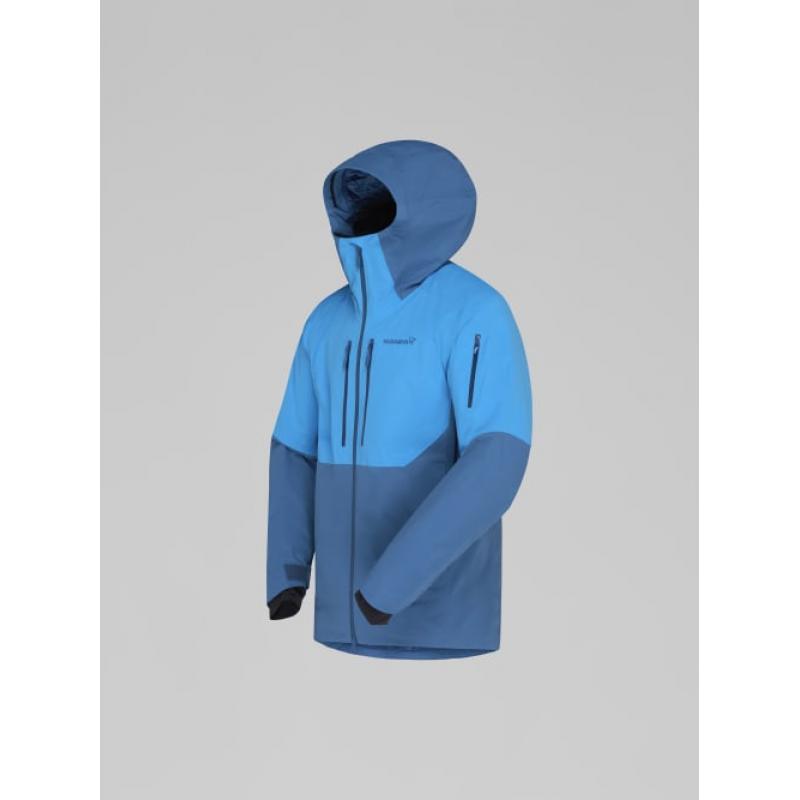 Norrøna lofoten Gore-Tex thermo80 Jacket M's Brilliant Blue/Dark Blue - Bilde 3