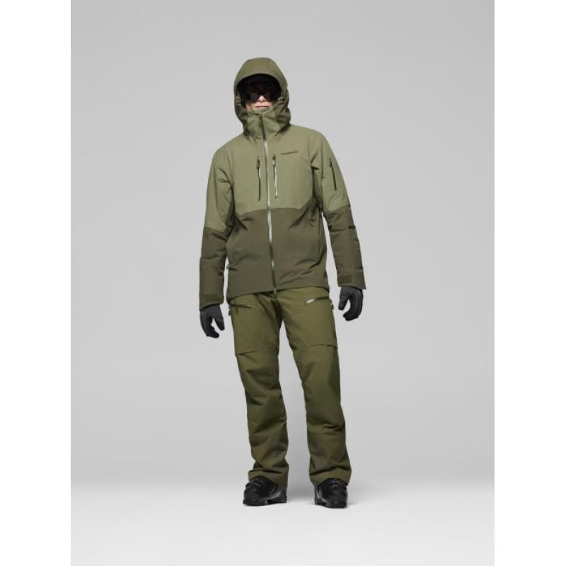 Norrøna lofoten Gore-Tex thermo80 Jacket M's Olive Night/Deep Lichen Green