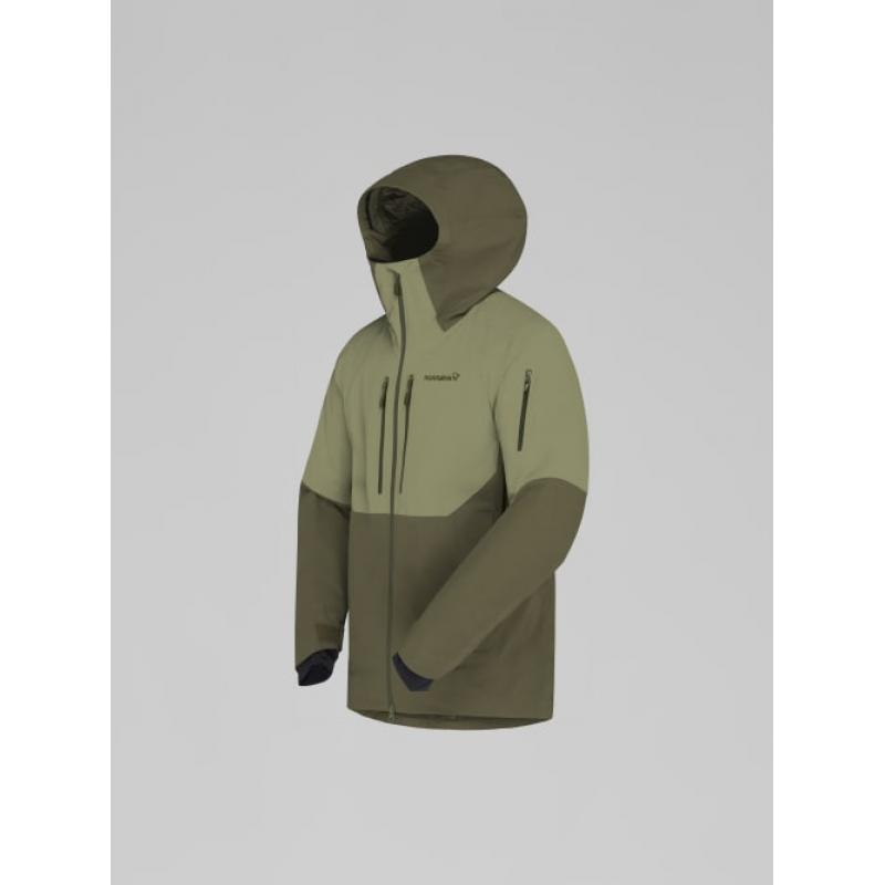Norrøna lofoten Gore-Tex thermo80 Jacket M's Olive Night/Deep Lichen Green - Bilde 3