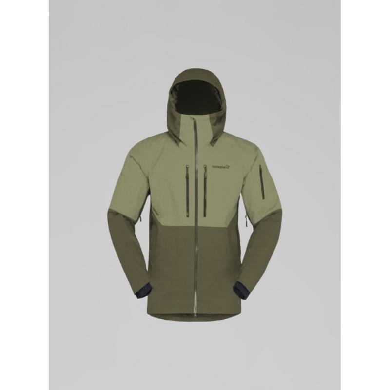 Norrøna lofoten Gore-Tex thermo80 Jacket M's Olive Night/Deep Lichen Green - Bilde 4