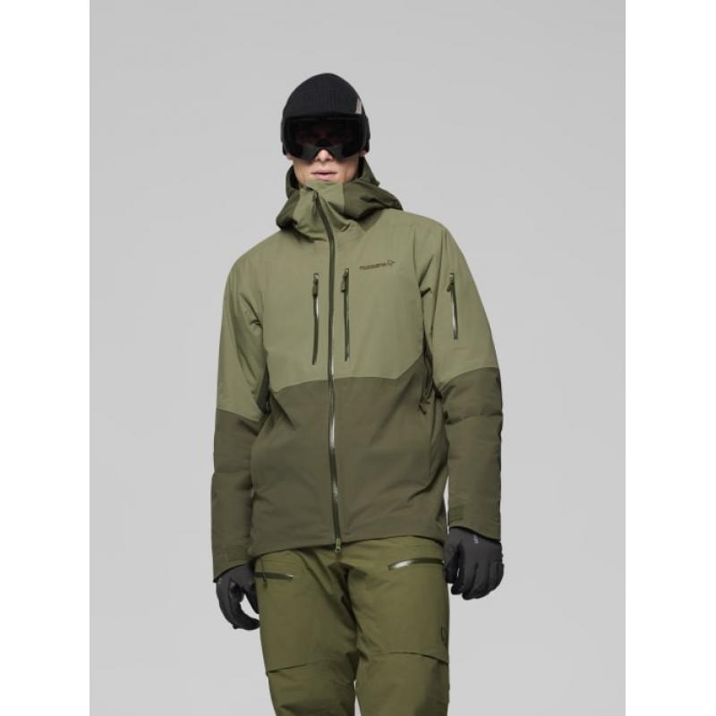 Norrøna lofoten Gore-Tex thermo80 Jacket M's Olive Night/Deep Lichen Green - Bilde 6