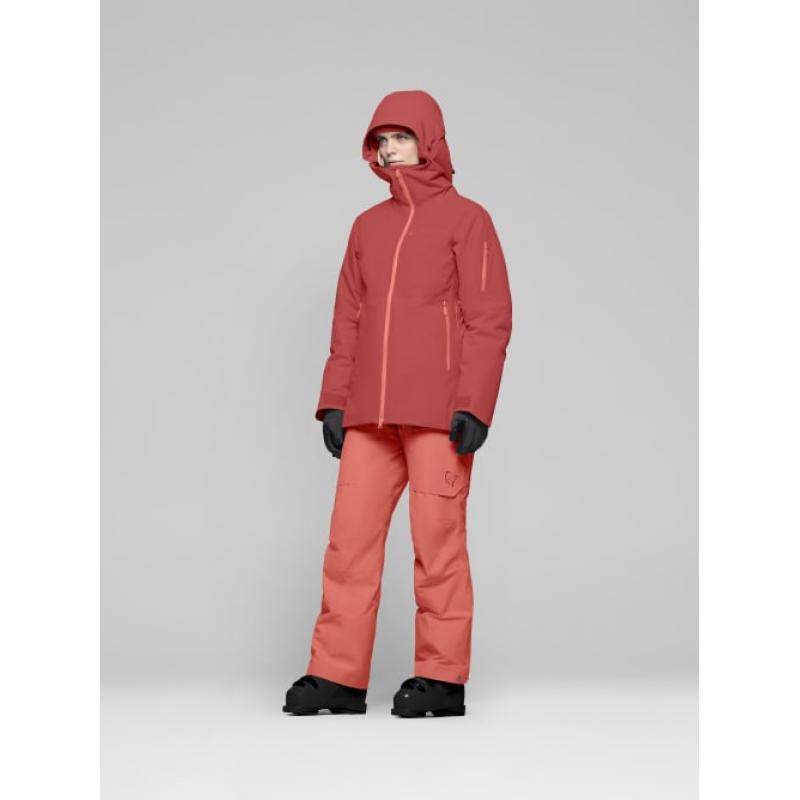 Norrøna lofoten Gore-Tex thermo80 Jacket W's Baked Apple