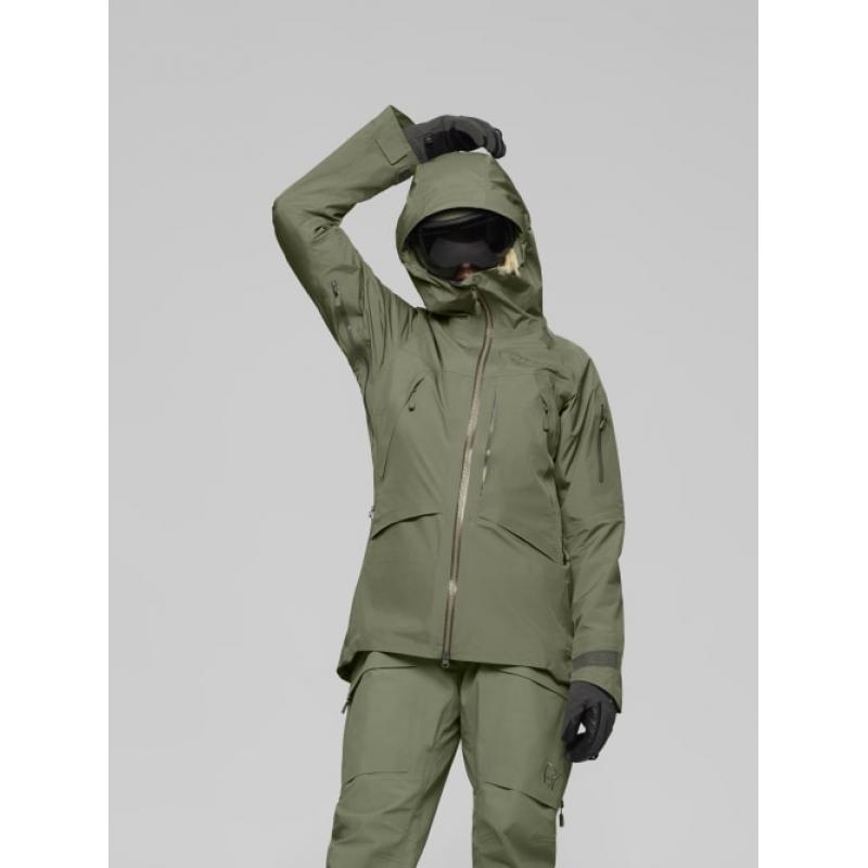 Norrøna møre Gore-Tex Jacket W's Deep Lichen Green - Bilde 6