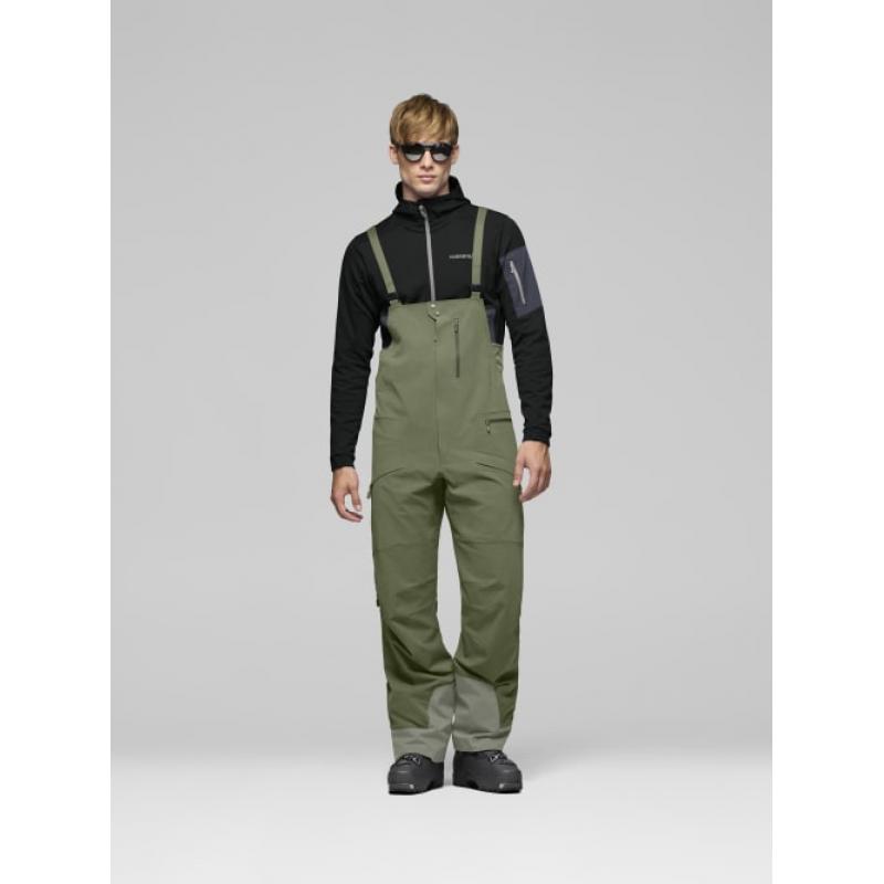Norrøna møre flex1 Bibs M's Deep Lichen Green - Bilde 7
