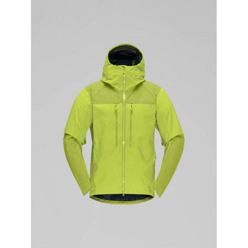 Norrøna trollveggen Gore-Tex Pro light Jacket M's Tender Shoots/Dark Citron - Bilde 4
