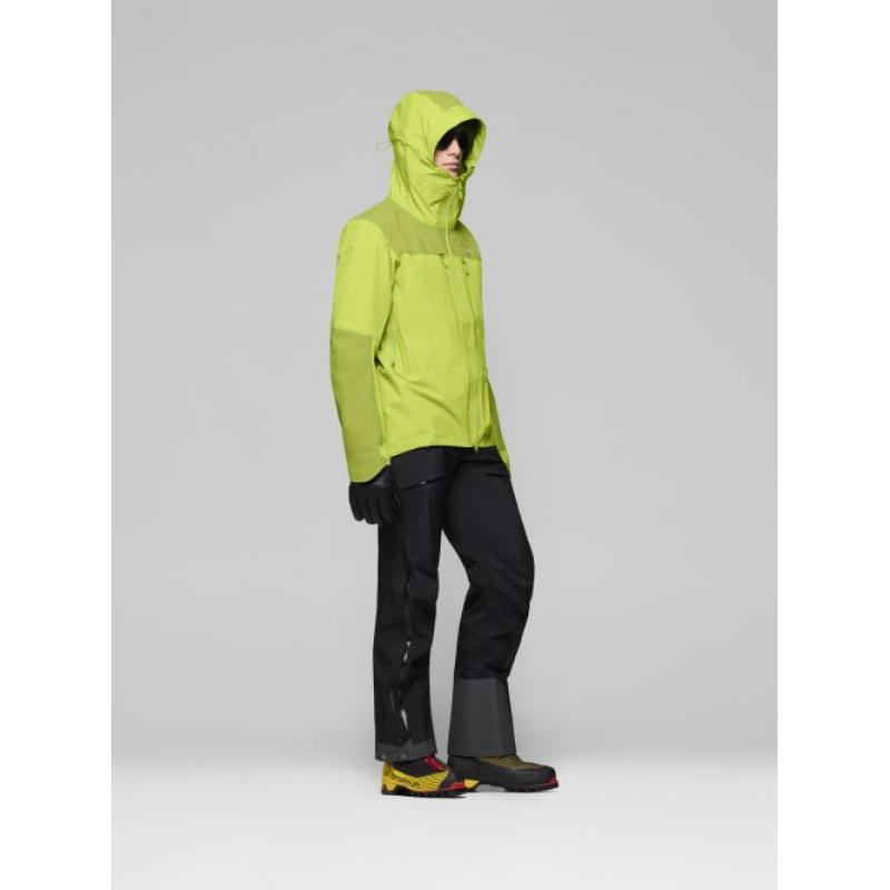 Norrøna trollveggen Gore-Tex Pro light Jacket M's Tender Shoots/Dark Citron - Bilde 5