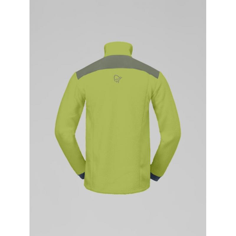 Norrøna trollveggen warm3 Jacket M's Dark Citron/Deep Lichen Green - Bilde 2