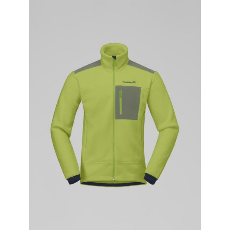 Norrøna trollveggen warm3 Jacket M's Dark Citron/Deep Lichen Green - Bilde 4