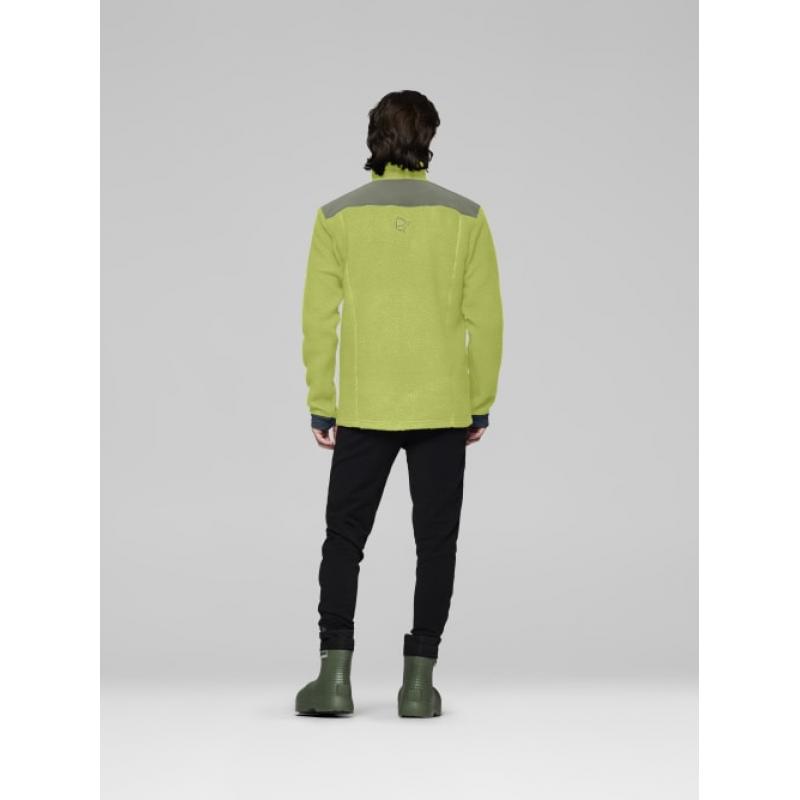 Norrøna trollveggen warm3 Jacket M's Dark Citron/Deep Lichen Green - Bilde 6