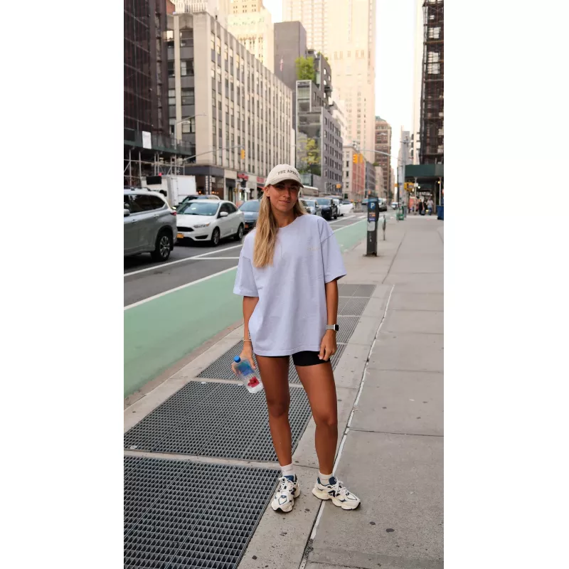 Pre Après Base Tee Grey Melange - Bilde 6