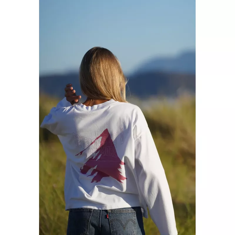 Pre Après Native Long Sleeve White/Cherry - Bilde 2