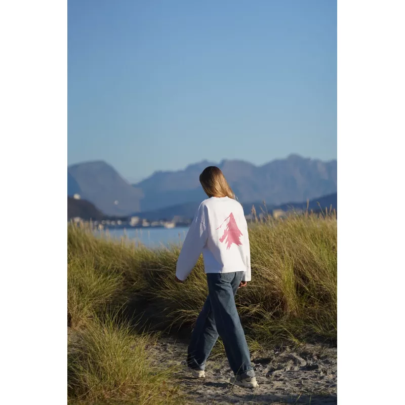 Pre Après Native Long Sleeve White/Cherry - Bilde 5
