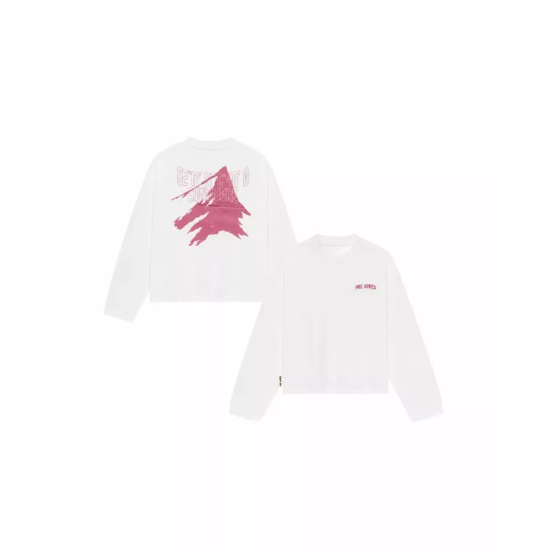 Pre Après Native Long Sleeve White/Cherry - Bilde 7