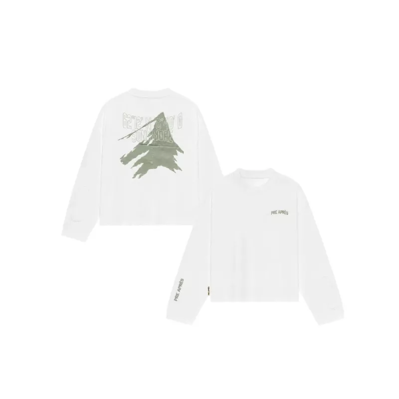 Pre Après Native Long Sleeve White/Sage - Bilde 5