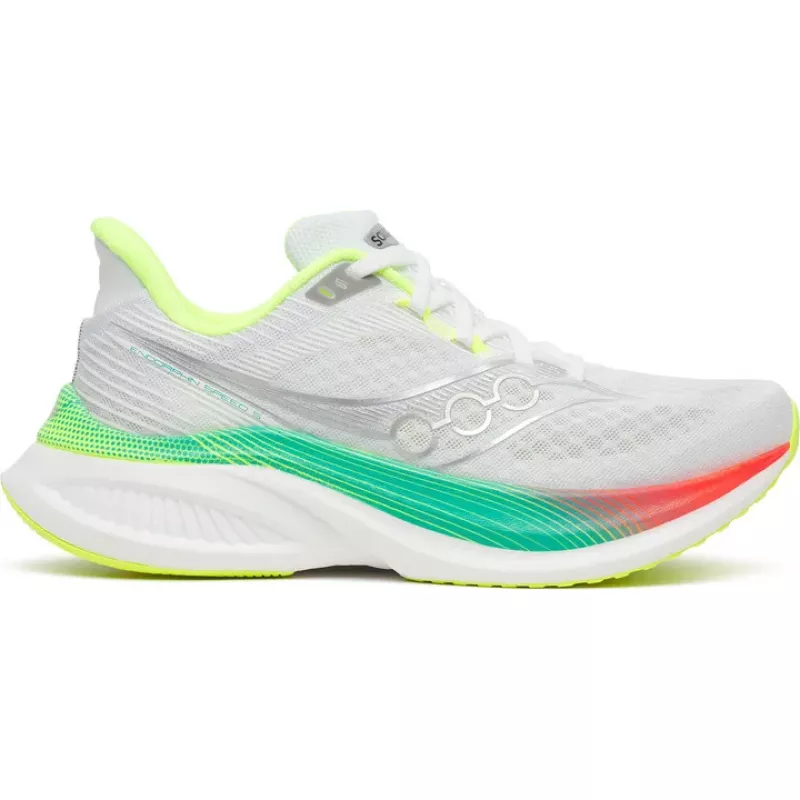 Saucony Endorphin Speed 5 Womens White/Multi Blanc